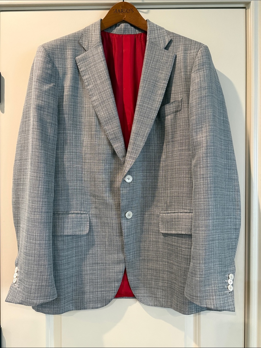 Men's ISAIA NAPOLI Gregorio Gray Plaid Sport Coat
